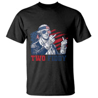 Two Fiddy 250th Anniversary T Shirt Funny George Washington 4th of July