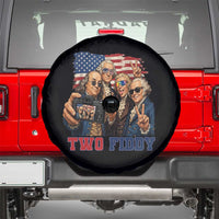 Two Fiddy 250th Anniversary Spare Tire Cover Funny Founding Father 4th of July