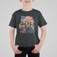 Two Fiddy 250th Anniversary T Shirt For Kid Funny Founding Father 4th of July