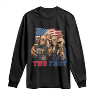 Two Fiddy 250th Anniversary Long Sleeve Shirt Funny Founding Father 4th of July