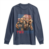 Two Fiddy 250th Anniversary Long Sleeve Shirt Funny Founding Father 4th of July