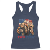 Two Fiddy 250th Anniversary Racerback Tank Top Funny Founding Father 4th of July