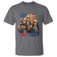 Two Fiddy 250th Anniversary T Shirt Funny Founding Father 4th of July