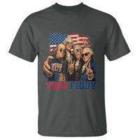 Two Fiddy 250th Anniversary T Shirt Funny Founding Father 4th of July