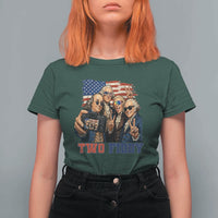 Two Fiddy 250th Anniversary T Shirt For Women Funny Founding Father 4th of July