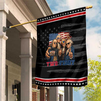 Two Fiddy 250th Anniversary Patriotic Garden Flag Funny Founding Father 4th of July