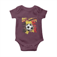 Belgium Belgian Flag Souvenir Belgie Baby Onesie Game Day Soccer Fans Football