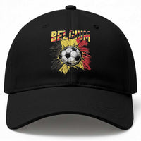 Belgium Belgian Flag Souvenir Belgie Baseball Cap Game Day Soccer Fans Football