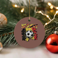 Belgium Belgian Flag Souvenir Belgie Ceramic Ornament Game Day Soccer Fans Football