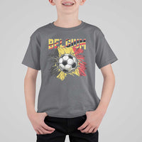 Belgium Belgian Flag Souvenir Belgie T Shirt For Kid Game Day Soccer Fans Football