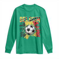 Belgium Belgian Flag Souvenir Belgie Long Sleeve Shirt Game Day Soccer Fans Football