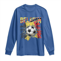 Belgium Belgian Flag Souvenir Belgie Long Sleeve Shirt Game Day Soccer Fans Football