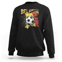 Belgium Belgian Flag Souvenir Belgie Sweatshirt Game Day Soccer Fans Football