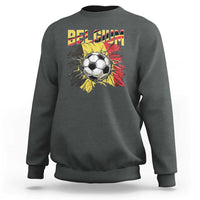Belgium Belgian Flag Souvenir Belgie Sweatshirt Game Day Soccer Fans Football