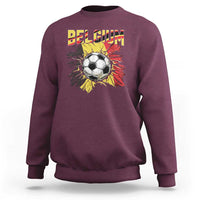 Belgium Belgian Flag Souvenir Belgie Sweatshirt Game Day Soccer Fans Football