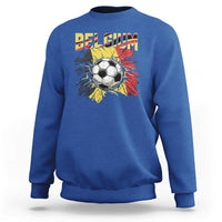 Belgium Belgian Flag Souvenir Belgie Sweatshirt Game Day Soccer Fans Football