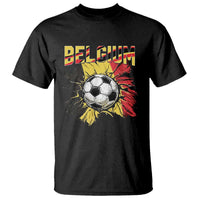 Belgium Belgian Flag Souvenir Belgie T Shirt Game Day Soccer Fans Football