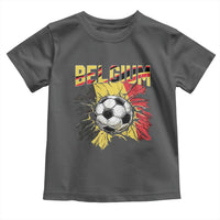 Belgium Belgian Flag Souvenir Belgie Toddler T Shirt Game Day Soccer Fans Football