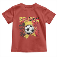 Belgium Belgian Flag Souvenir Belgie Toddler T Shirt Game Day Soccer Fans Football