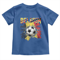Belgium Belgian Flag Souvenir Belgie Toddler T Shirt Game Day Soccer Fans Football