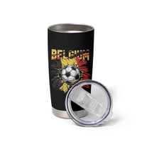 Belgium Belgian Flag Souvenir Belgie Tumbler Cup Game Day Soccer Fans Football