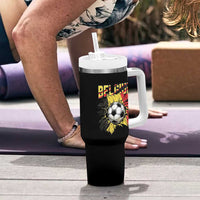 Belgium Belgian Flag Souvenir Belgie Tumbler With Handle Game Day Soccer Fans Football