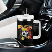 Belgium Belgian Flag Souvenir Belgie Tumbler With Handle Game Day Soccer Fans Football