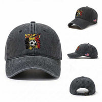 Belgium Belgian Flag Souvenir Belgie Washed Cotton Baseball Cap Game Day Soccer Fans Football