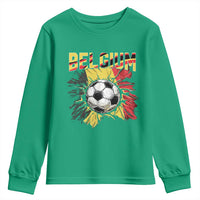 Belgium Belgian Flag Souvenir Belgie Youth Sweatshirt Game Day Soccer Fans Football