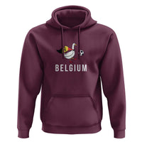 Belgium Football Hoodie Silly Goose Soccer Fan Support