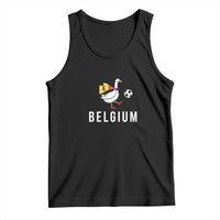 Belgium Football Tank Top Silly Goose Soccer Fan Support
