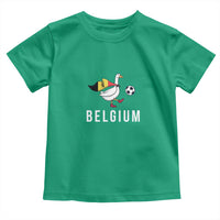 Belgium Football Toddler T Shirt Silly Goose Soccer Fan Support