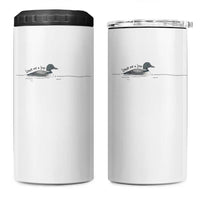 Funny Leave Me A Loon Nature Bird Lovers 4 in 1 Can Cooler Tumbler