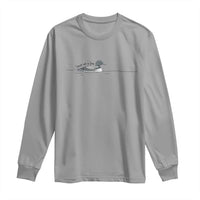 Funny Leave Me A Loon Nature Bird Lovers Long Sleeve Shirt