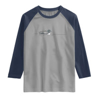 Funny Leave Me A Loon Nature Bird Lovers Raglan Shirt