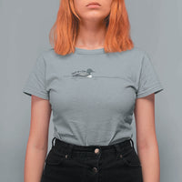 Funny Leave Me A Loon Nature Bird Lovers T Shirt For Women