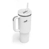 Funny Leave Me A Loon Nature Bird Lovers Tumbler With Handle
