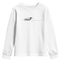 Funny Leave Me A Loon Nature Bird Lovers Youth Sweatshirt
