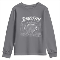 Jimothy Raccoon Seattle Feral Legend Meme Youth Sweatshirt Cute Trash Panda Viral Animal Lover Gift