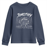 Jimothy Raccoon Seattle Feral Legend Meme Youth Sweatshirt Cute Trash Panda Viral Animal Lover Gift