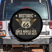 Route Highway 66 Historic California Santa Monica Pier Spare Tire Cover