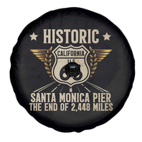 Route Highway 66 Historic California Santa Monica Pier Spare Tire Cover