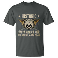 Route Highway 66 Historic California Santa Monica Pier T Shirt