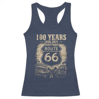 Route Highway 66 100 Year Centennial Anniversary Souvenir Racerback Tank Top