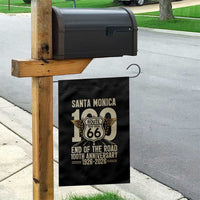 Route Highway 66 100 Year Centennial Anniversary Souvenir Garden Flag Santa Monica End of the Road