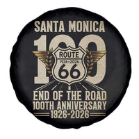 Route Highway 66 100 Year Centennial Anniversary Souvenir Spare Tire Cover Santa Monica End of the Road