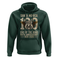 Route Highway 66 100 Year Centennial Anniversary Souvenir Hoodie Santa Monica End of the Road