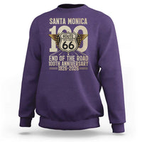 Route Highway 66 100 Year Centennial Anniversary Souvenir Sweatshirt Santa Monica End of the Road