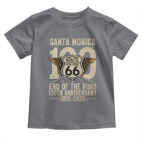 Route Highway 66 100 Year Centennial Anniversary Souvenir Toddler T Shirt Santa Monica End of the Road
