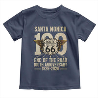 Route Highway 66 100 Year Centennial Anniversary Souvenir Toddler T Shirt Santa Monica End of the Road